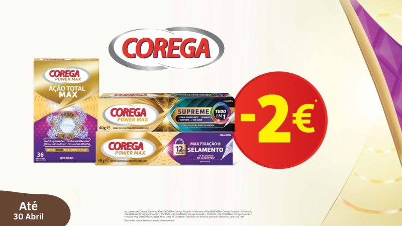 Desconto de 2 Euros em toda a gama Power Max