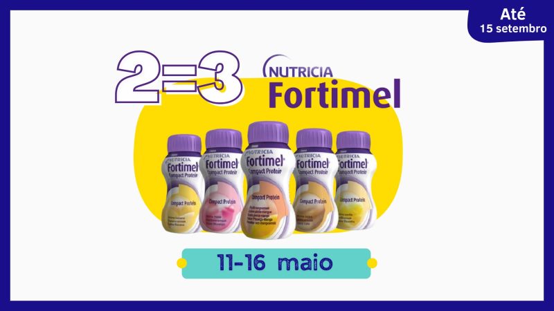 Promoção três por dois Nutricia Fortimel
