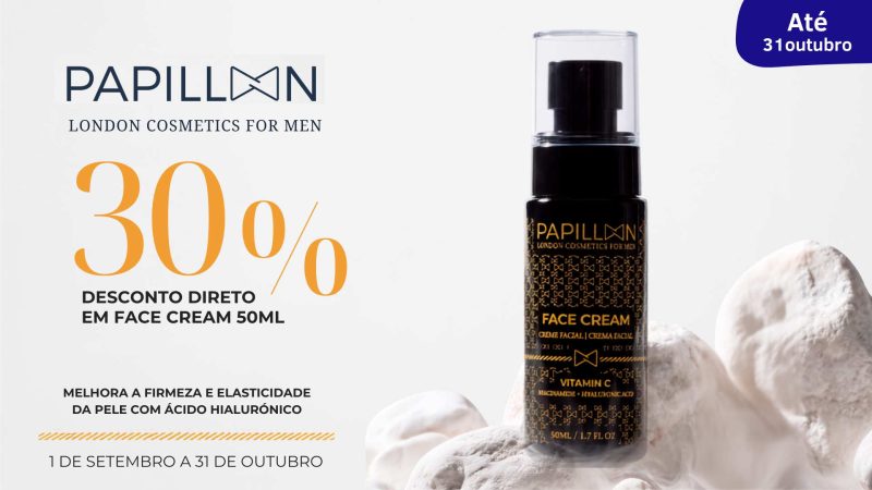 30% Desconto em Papillon Face Cream