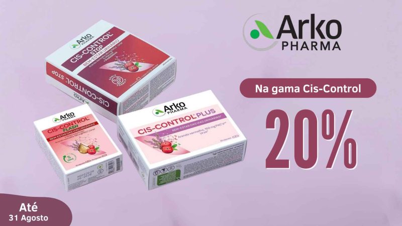 Arko Pharma – 20% desconto gama Cis-Control